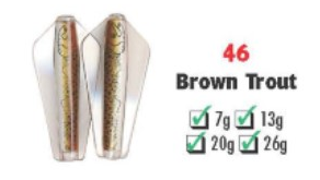 Tasmanian Devil #46 Brown Trout 13.5 gram