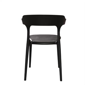 Plast stol Hang, svart 3001