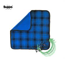 Blanket Double Fleece Blue Checked OUTLET