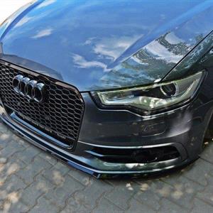 Frontleppe V2 Audi A6 S-line (C7)Carbon look 11-14