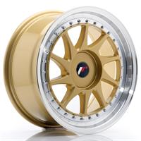  JR Wheels JR26 17x9 ET20-35 BLANK Gold w/Machined