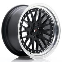 Japan Racing JR-10 16x8 4x100/108 ET20 Flat Black Polished Lip