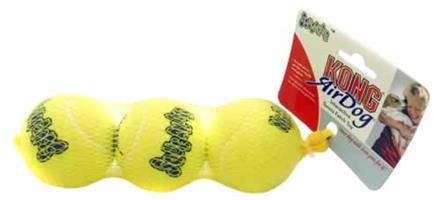 Kong Air Squeeker Tennisboll 3-pack 4 stl