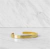 The bangle bracelet - satin Gold