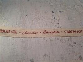 Textband choklad.