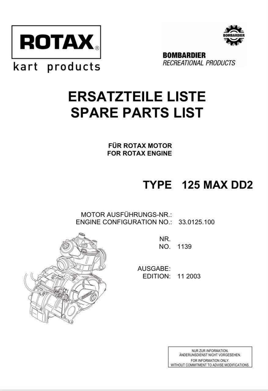 Delekatalog Rotax DD2 2003