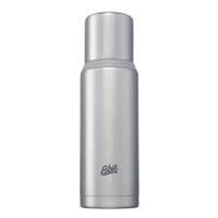 ESBIT Stainless Steel Vacuum Flask, 1L with double-wall stainless steel lid, steel/grey