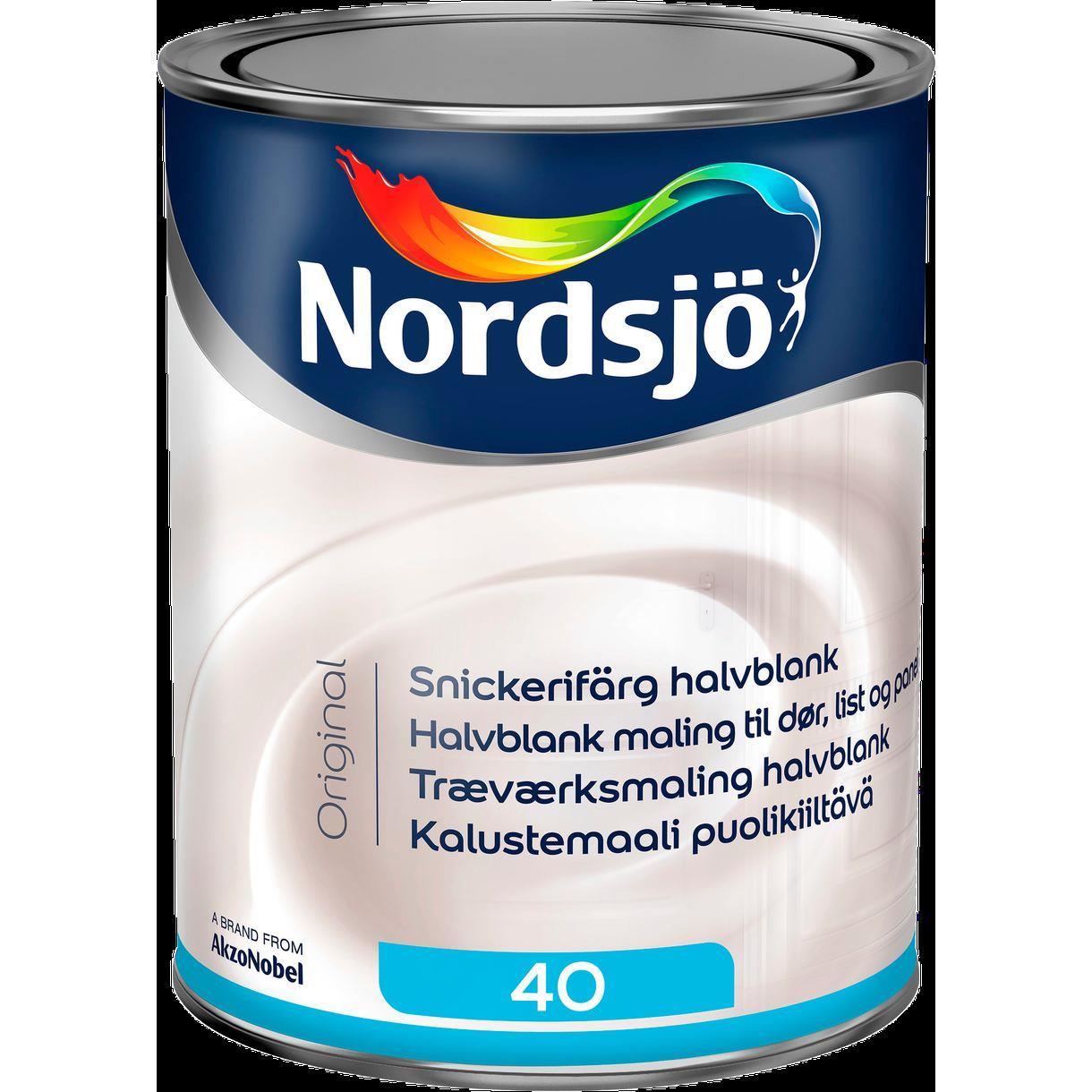 Snickerifärg Nordsjö Halvblank G40 S0502-Y 1L