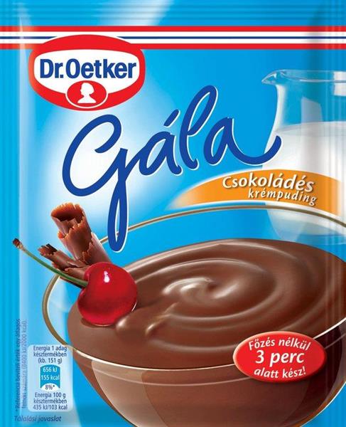 DR OETKER Gála Chokladpudding 104g / Csokis