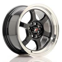 Japan Racing JR-12 15x7.5 4x100 och 114.3 ET26 Gloss Black