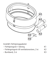 Uponor BDT Easy Förhöjningspaket