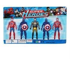 Super heroes figurset 5 figurer