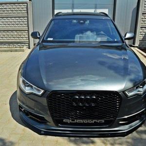 Frontleppe V2 Audi A6 S-line (C7)Carbon look 11-14