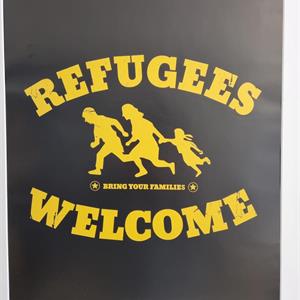 Affisch: Refugees Welcome