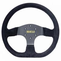 Sparco R353 S, Black Suede, Black Spokes, 36 mm