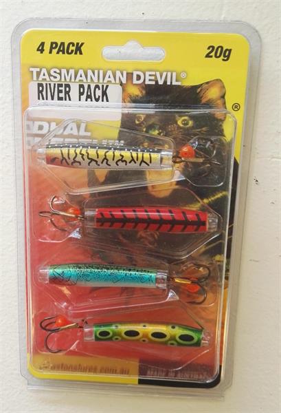 Tasmanian Devil sluksett River Pack 20g 4pk