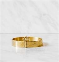 The bangle bracelet med lås, Gold