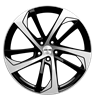 GMP KATANA 20X8,5 ET35 66,5 5X112 Black Diamond