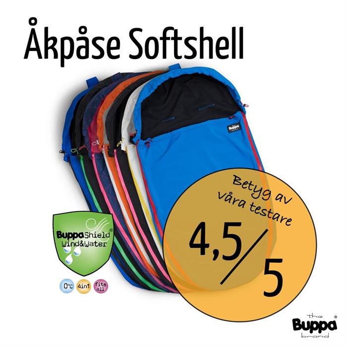 Höga betyg och goda recensioner från testarna om Åkpåse Softshell