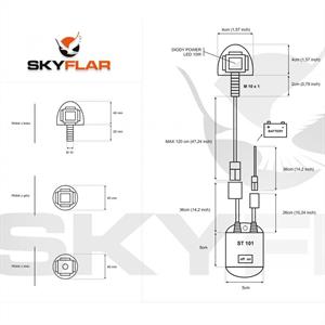Skyflar Led Stobe ST-101