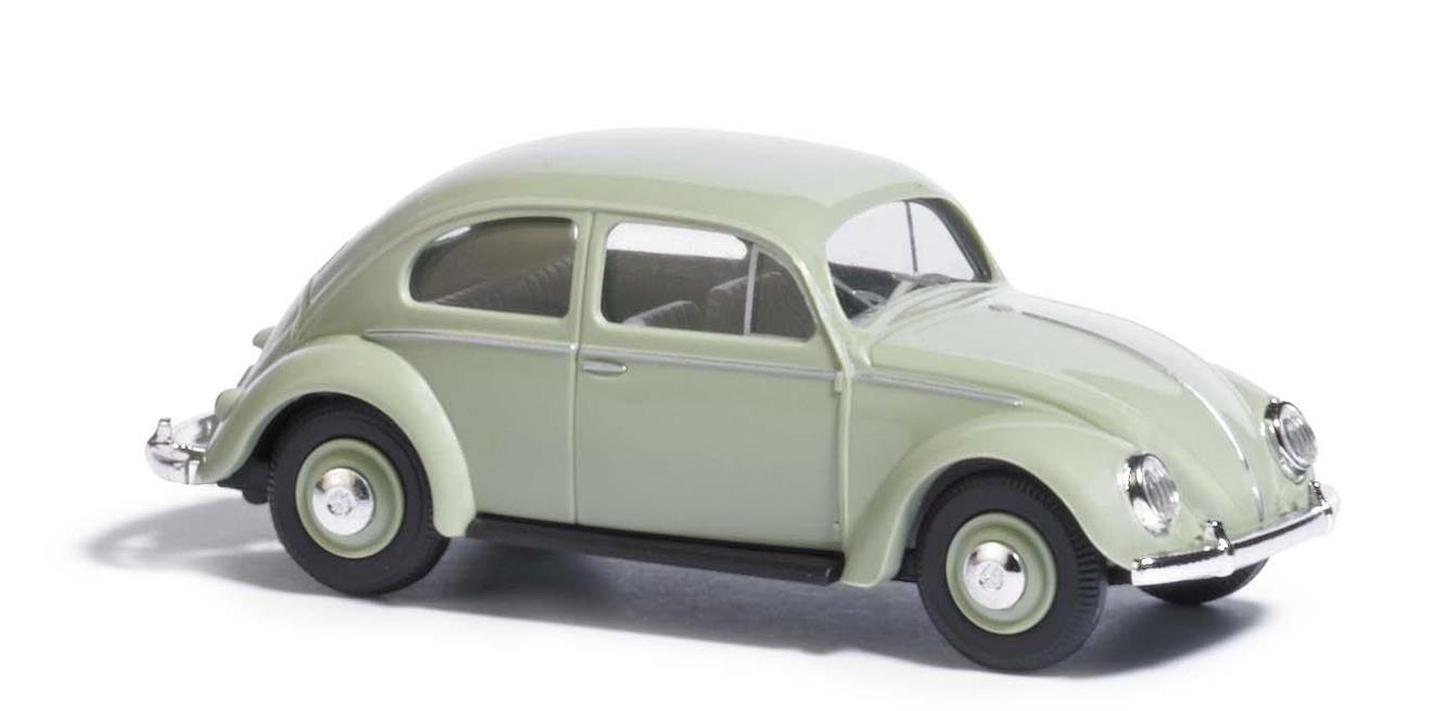 VW Boble 1955 (oval bakrute) grønn