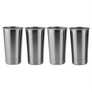 PINTS (BRUSHED STAINLES STEEL) 473ML - 4PACK