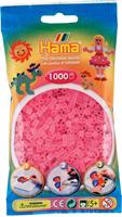 Hama perler Midi, Transparent Rosa 207-72 1000stk