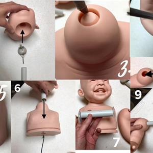 Mila Toddler Reborn Kit av Ping Lau 28"