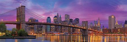 Puslespill Panorama Brooklyn Bridge, 1000 brikker