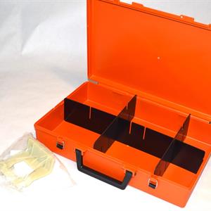 Koffert T50 med skillerom orange 400x270x84mm