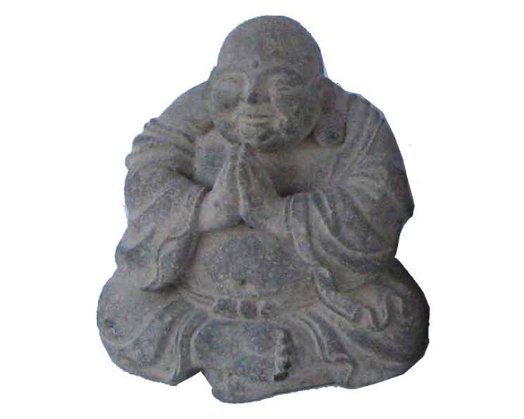 Happy Buddha - Grå 15cm (4 pack)