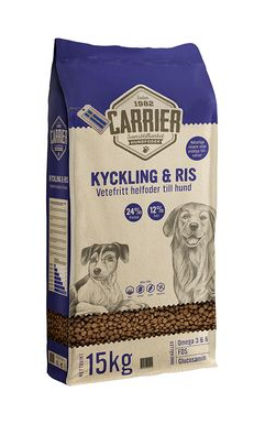 Carrier Kyckling & Ris (mörklila)