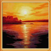 Diamond Painting, Solnedgang 66,3*66,3 FPR