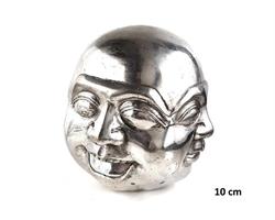 Brons - Silver Buddha m. fyra ansikten (2 pack)