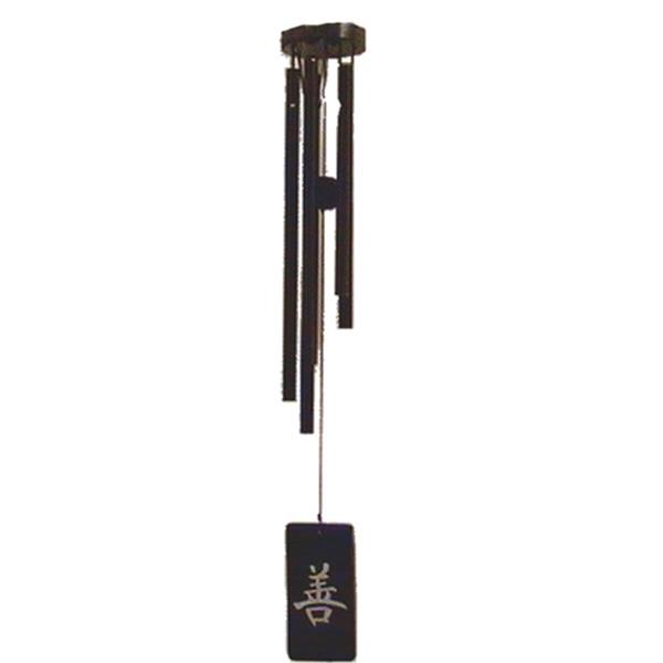 Vindspel - Zen svart 40cm (4 pack)