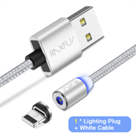 Lightning til USB Lade Kabel (Magnetisk m/Plugg)