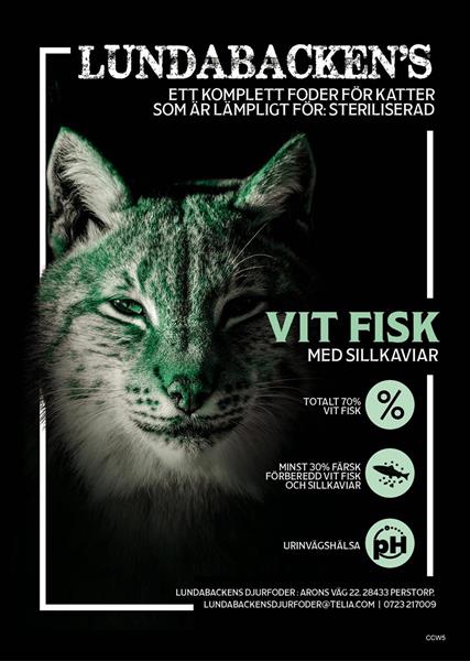Connoisseur Steriliserad Katt Vit Fisk 1.5kg