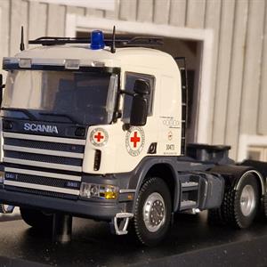 Tekno Scania 124 6x4 Red Cross
