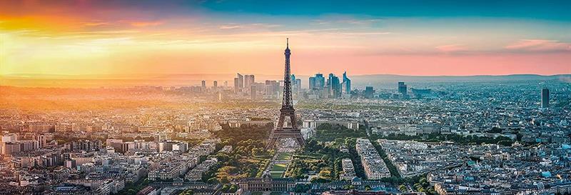 Puslespill Panorama Paris, 1000 brikker