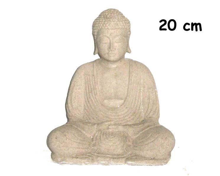 Buddha - Vit 20cm (2 pack)