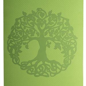 Yogamatta - Ekovänlig ljusgrön/grå (2 pack)