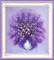 Diamond Painting, Lilla blomst 42*42cm (H0636) DPR