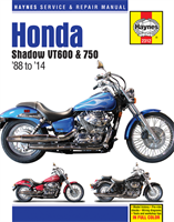 Haynes service manual Honda Shadow VT600/750