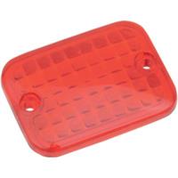 Replacement Mini Rectangular Lens - Red