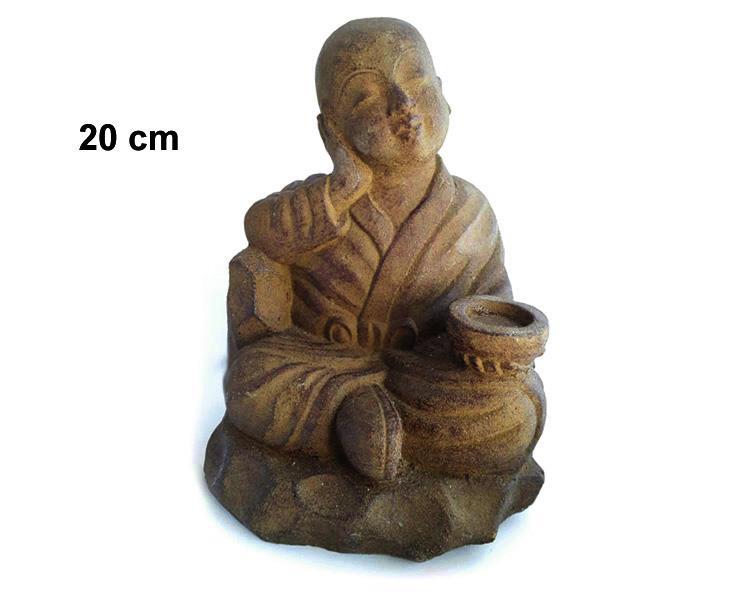 Shaolin monk - Relax brun 20cm (8 pack)