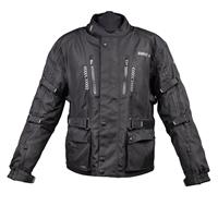 Bike It 'Triple Black' Waterproof Motorcycle Jacke