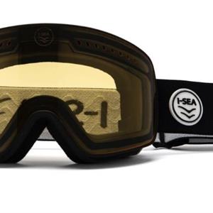 ISEA Goggles. Snowbird BLACK / PURPLE LENS
