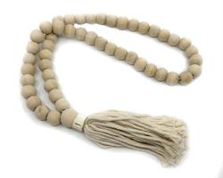 Papua - Halsband i trä natural (6 pack)