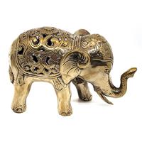 Brons - Elefant guld 22cm (2 pack)