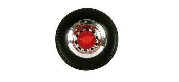 Hjulsett for semitrailer (ny type) chrom/rød